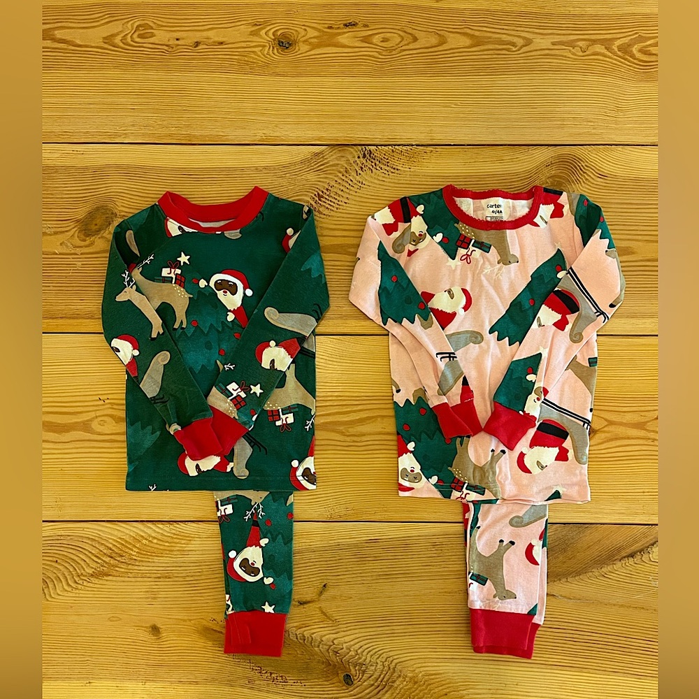 Toddler Holiday Pajama Set Bundle